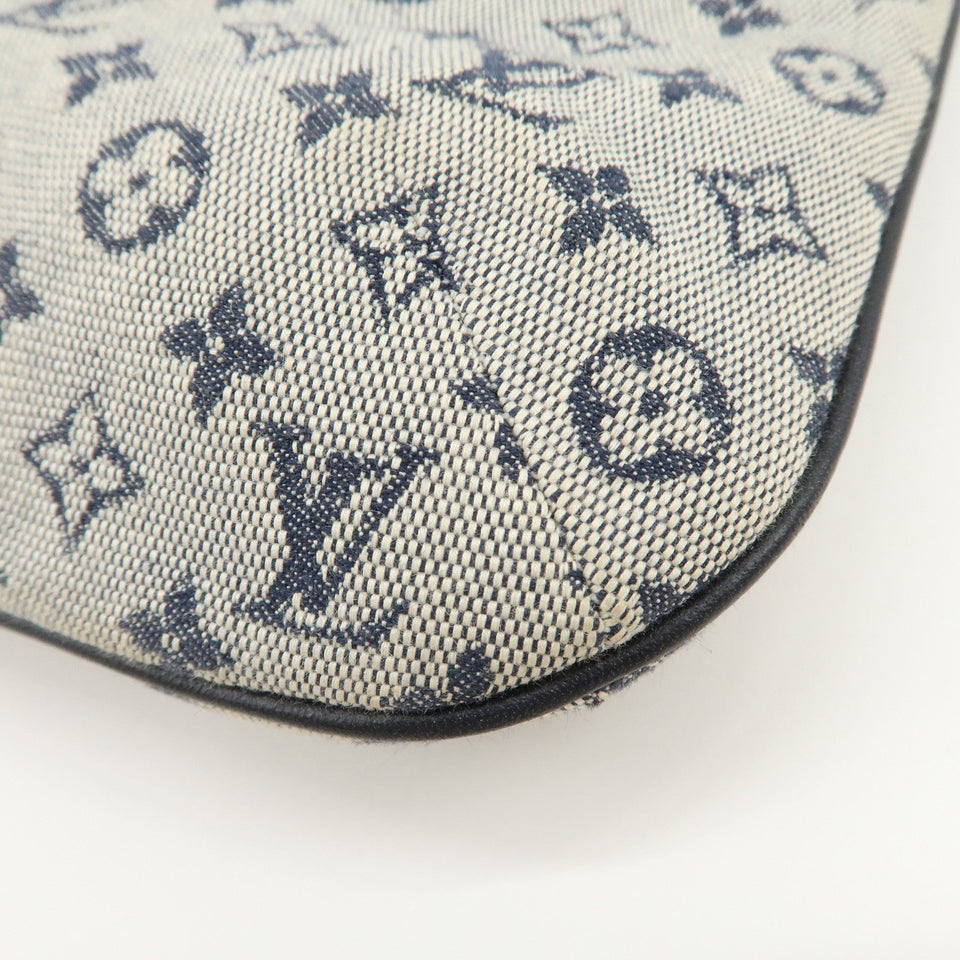 Louis Vuitton Monogram Mini Francoise Shoulder Bag Blue M92208