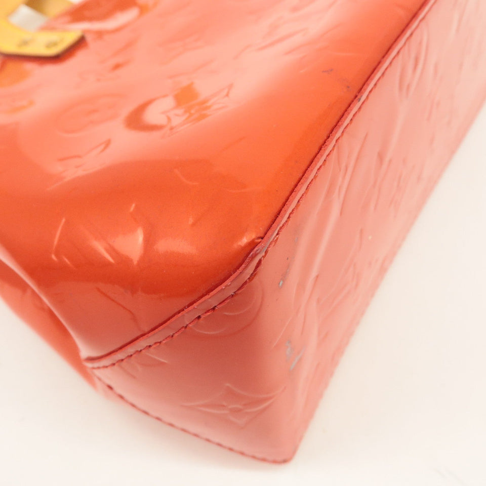Louis Vuitton Monogram Vernis Lead PM Hand Bag M91088 Rouge