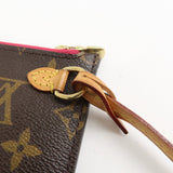 Louis Vuitton Monogram Pouch for Neverfull MM Tote Bag Fuchsia