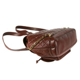 Chanel Duma Backpack Large Brown Lambskin