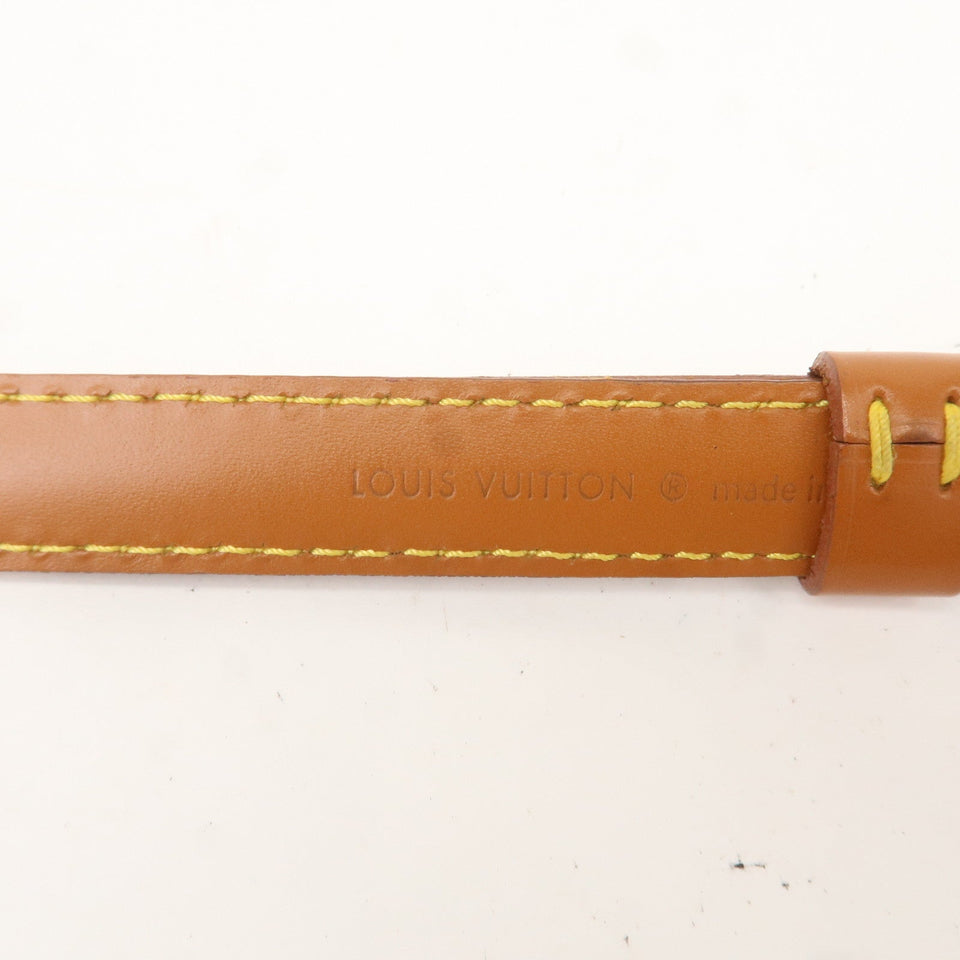 Louis Vuitton Leather Shoulder Strap for Epi Bag Zipang Gold