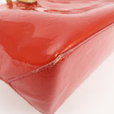 Louis Vuitton Monogram Vernis Lead PM Hand Bag M91088 Rouge