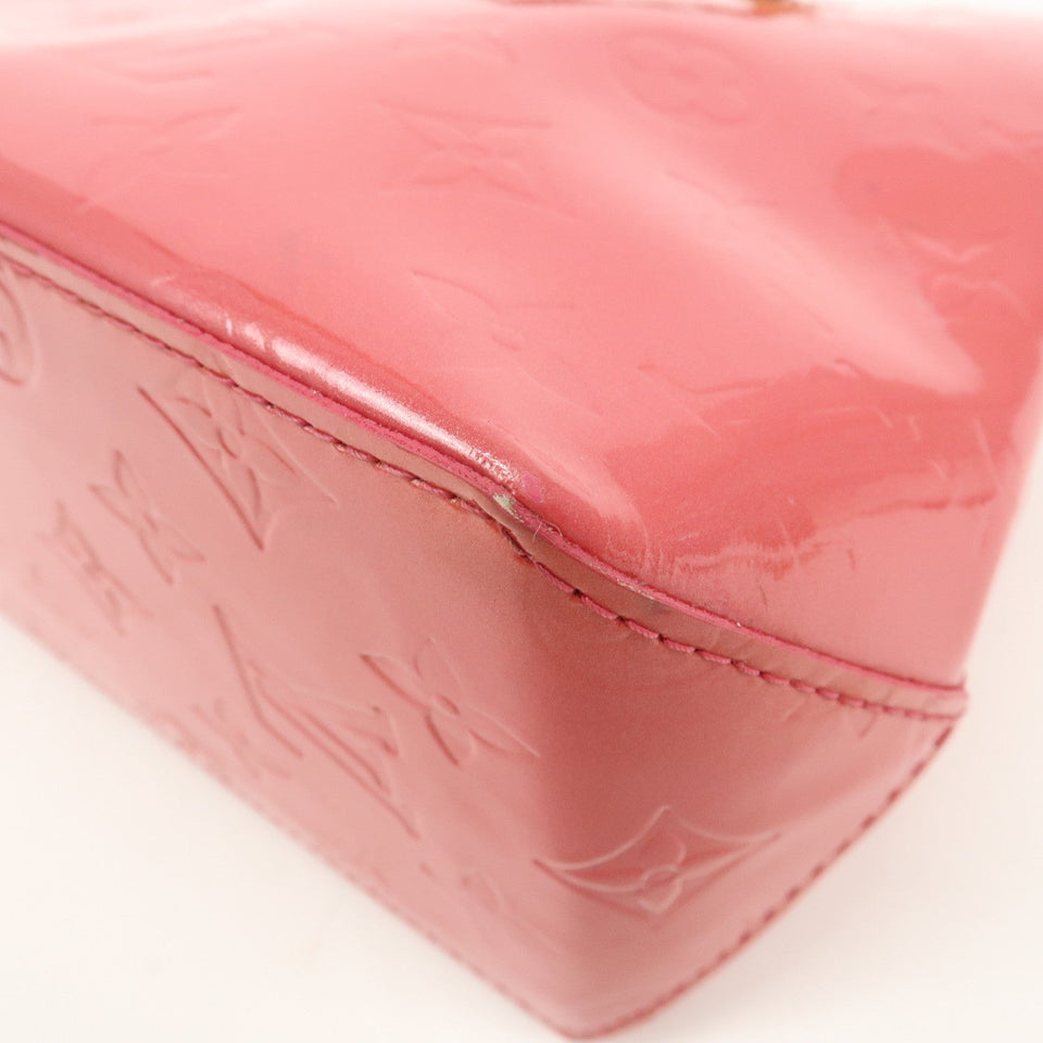 Louis Vuitton Monogram Vernis Lead PM Hand Bag Framboise M9132F