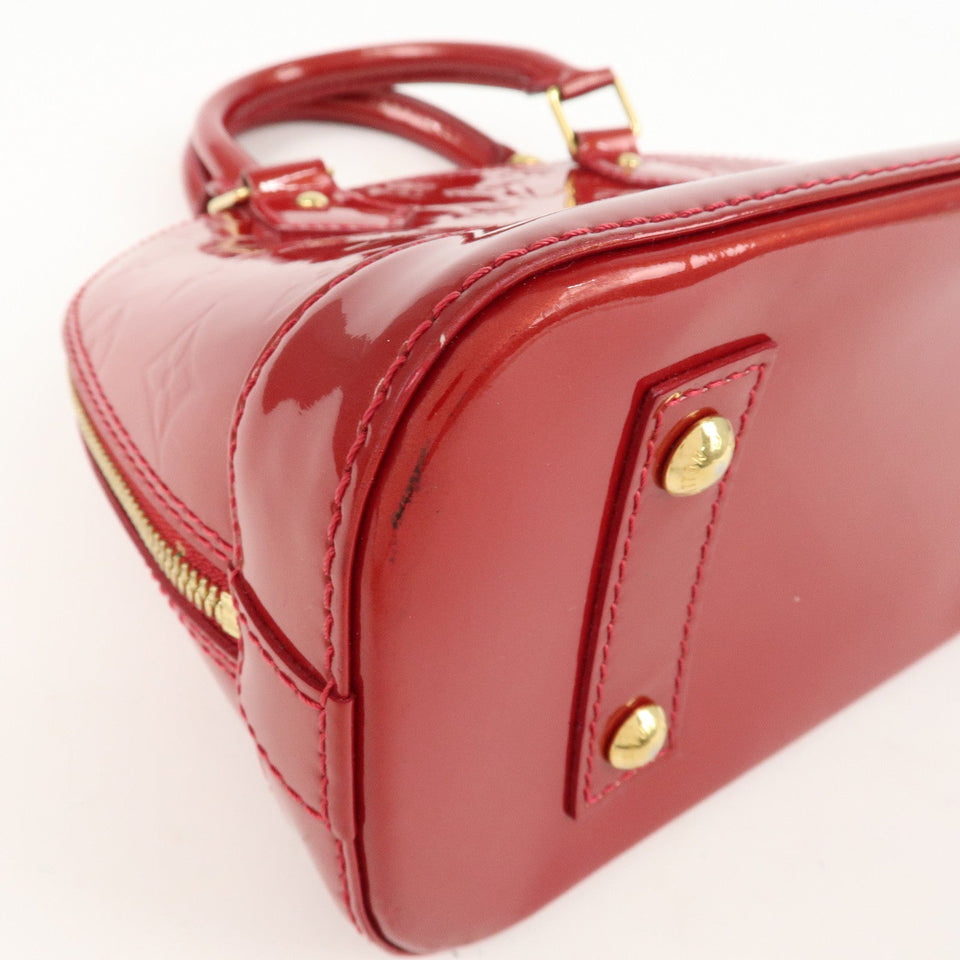 Louis Vuitton Monogram Vernis Alma BB Cerise Hand Bag M90174
