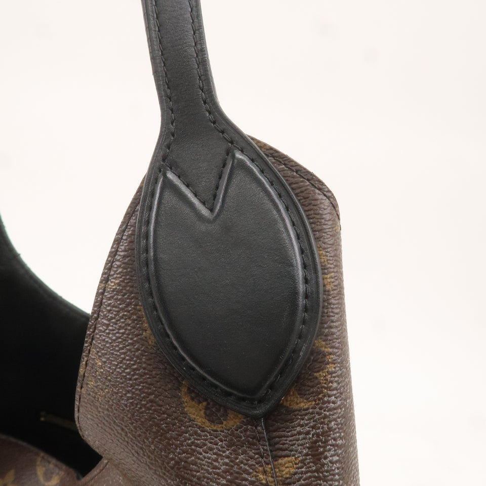 Louis Vuitton Monogram Flower Hobo Shoulder Bag Brown M43545