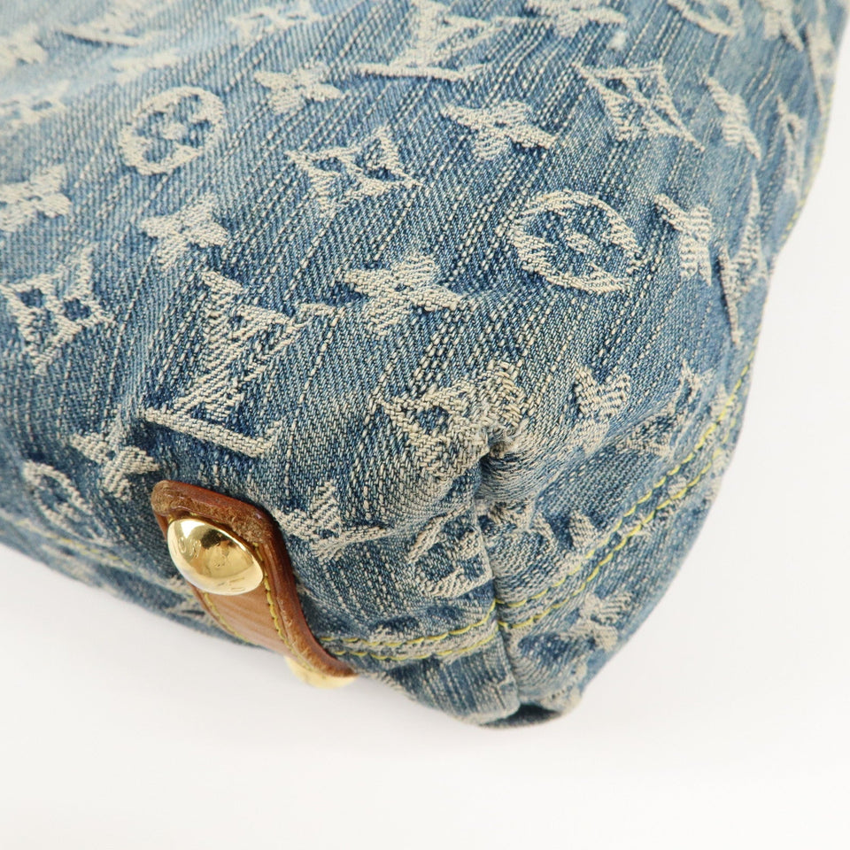 Louis Vuitton Monogram Denim Baggy GM Shoulder Bag M95048