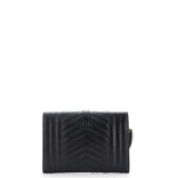 Classic Monogram Envelope Wristlet Clutch Mixed Matelasse Leather