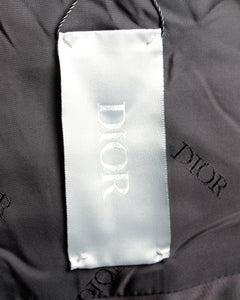 Dior And Judy Blame Embroidered Bomber Jacket in Black Cupro