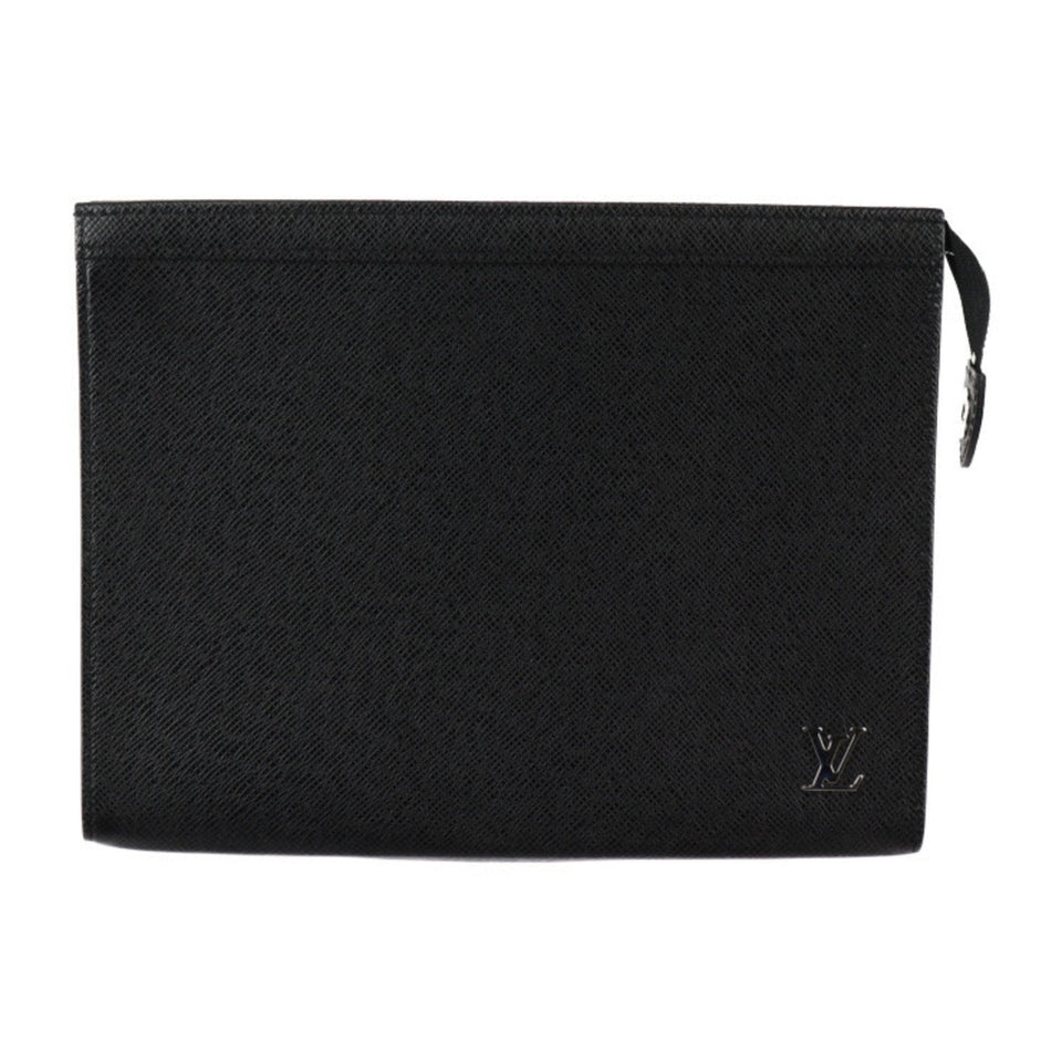 Louis Vuitton Pochette Voyage  Leather Clutch Bag