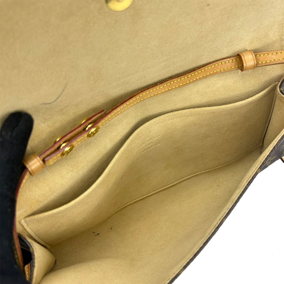 Louis Vuitton Pochette Twin  Canvas Clutch Bag