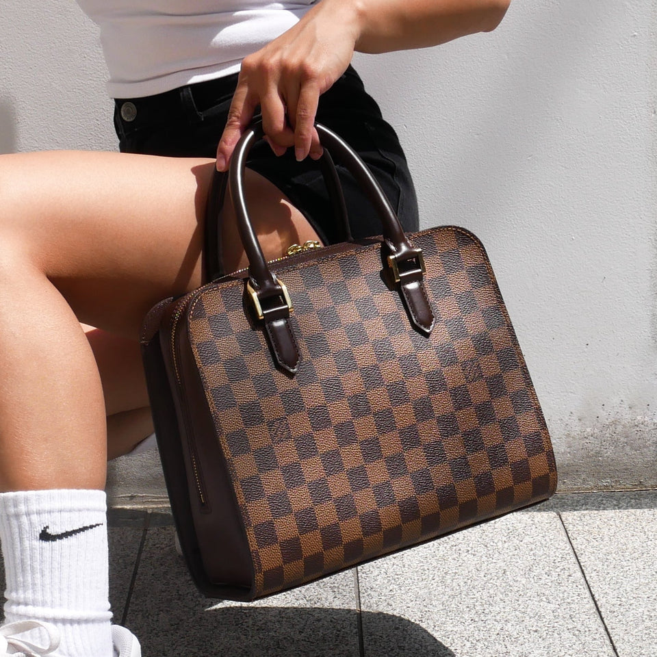 LOUIS VUITTON 1998 TRIANA HAND BAG DAMIER N51155