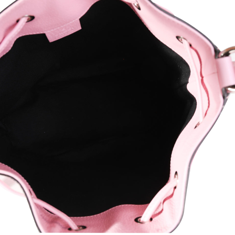 Gucci Multicolor Coated Canvas & Pink Leather Psychedelic Bucket Bag
