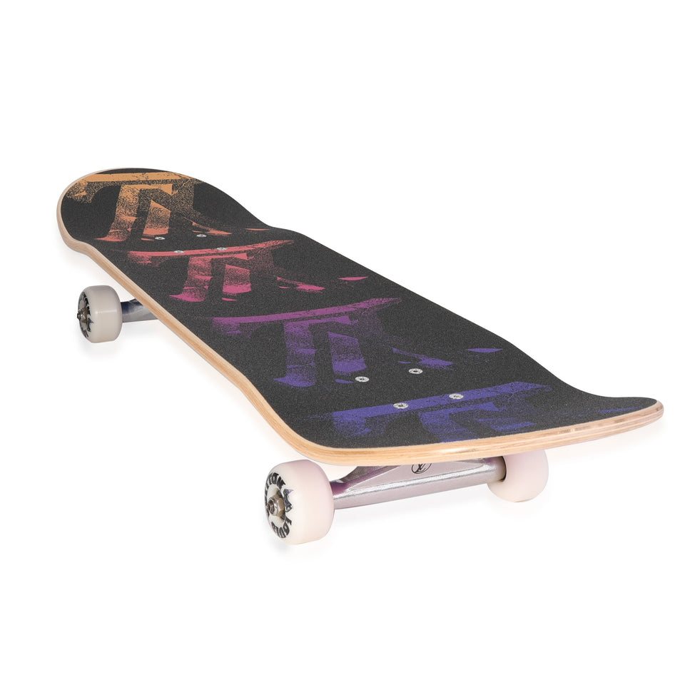LOUIS VUITTON x Virgil Abloh Multicolor Illusion Skateboard