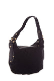 Gucci Vintage Black Monogram Hobo