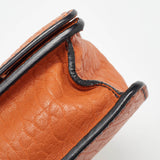 Dior Orange Leather J'adior Chain Flap Bag
