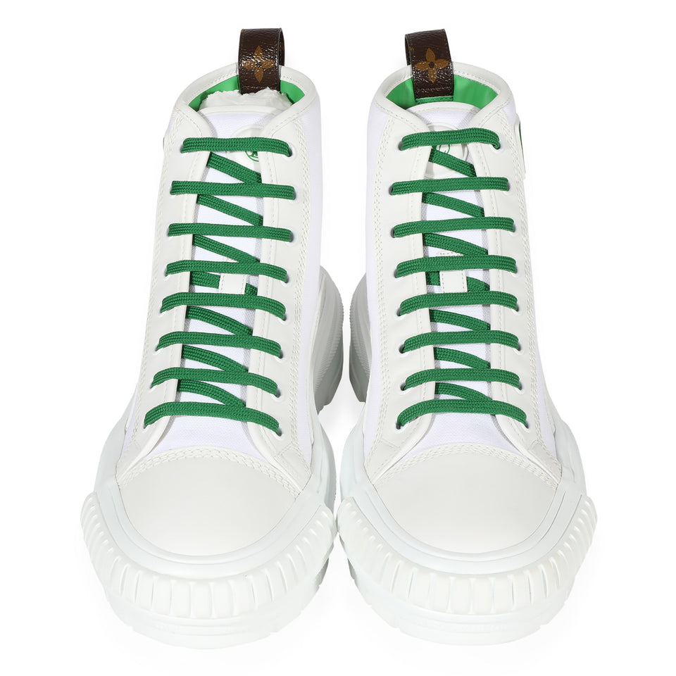 Louis Vuitton Squad Sneaker Boot 'White Green'