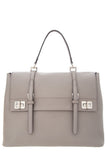 Prada Saffiano Cuir Double Turn Lock Handbag