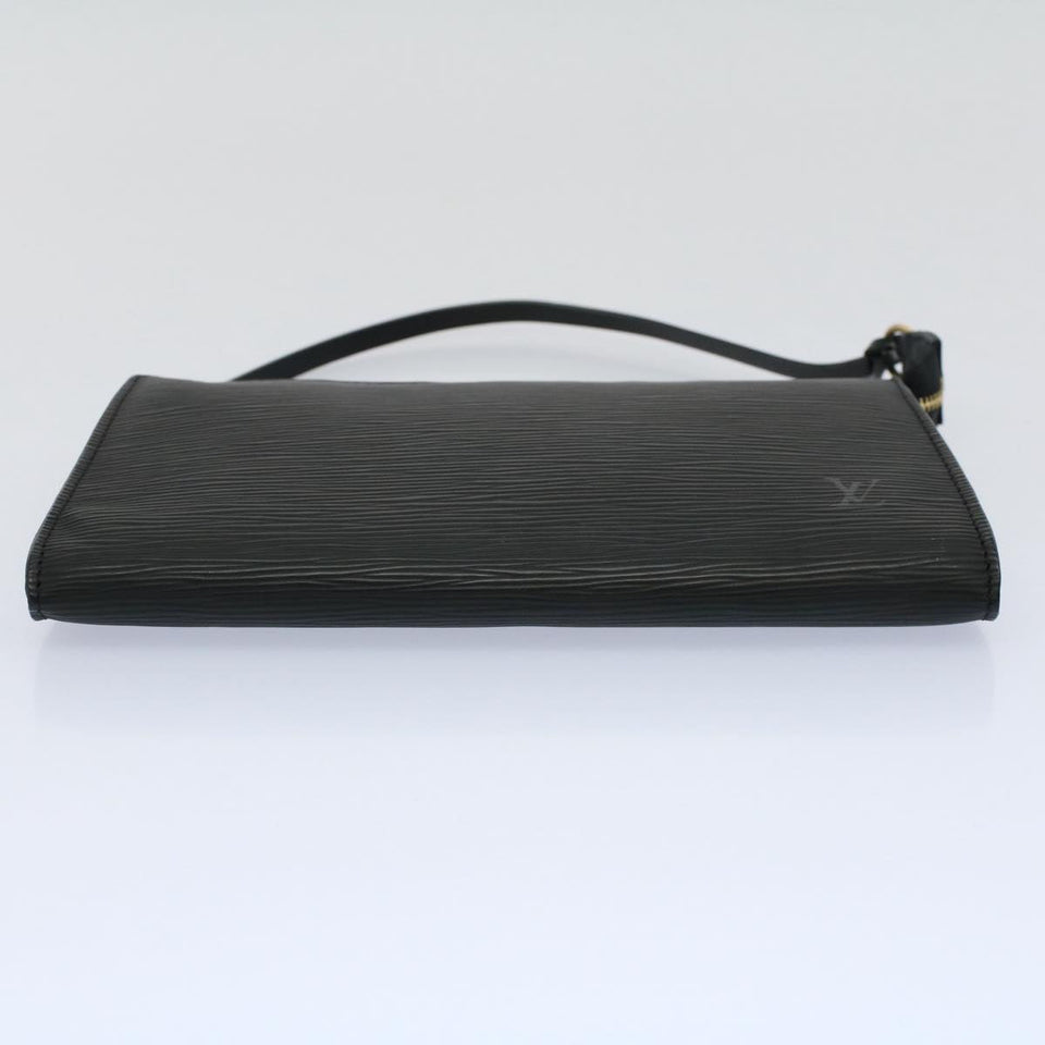 Louis Vuitton Pochette Accessoire  Leather Clutch Bag