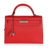 Hermes Rouge Casaque Epsom Kelly Sellier 32