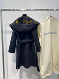 Luxury Louis Vuitton  Wrap Coat 037
