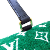 Louis Vuitton Papillon 30 Green Monogram Jacquard Velvet