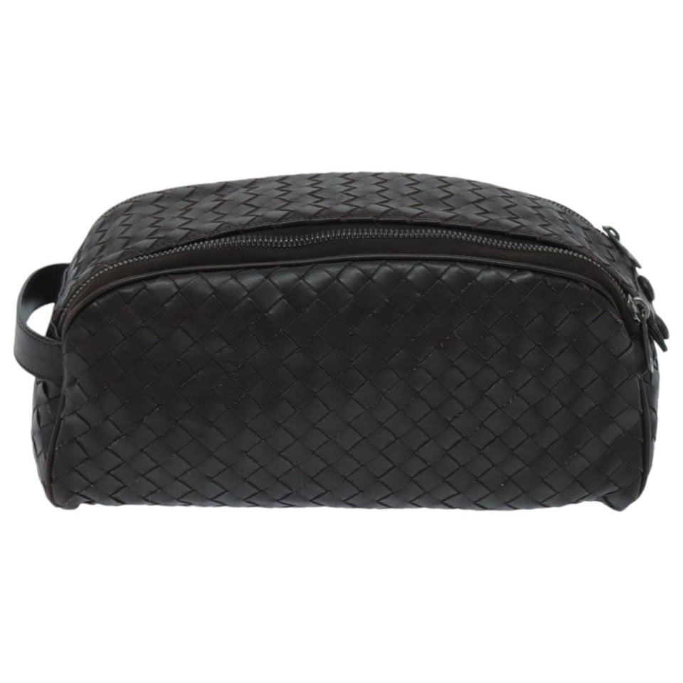 Bottega Veneta Intrecciato  Leather Clutch Bag