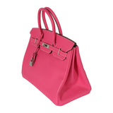 Hermes Rose Tyrien Rubis Epsom Candy Birkin 35