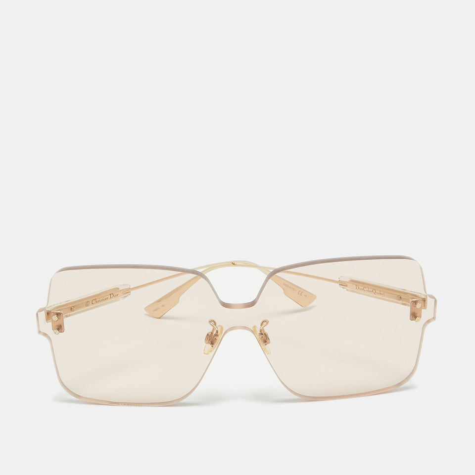Dior Light Peach/gold Colorquake1 Oversized Sunglasses