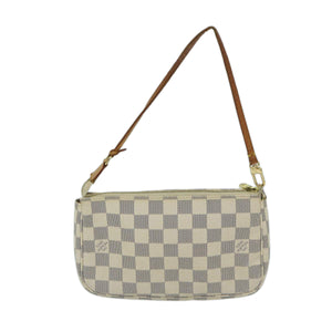 Louis Vuitton Pochette  Canvas Clutch Bag