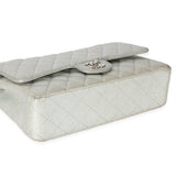 CHANEL 21K Glitter Caviar Medium Classic Double Flap Bag