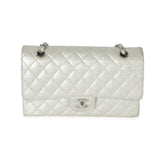 CHANEL 21K Glitter Caviar Medium Classic Double Flap Bag