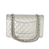 CHANEL 21K Glitter Caviar Medium Classic Double Flap Bag