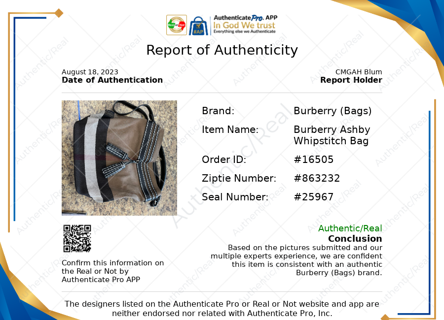 Crossbody Luxury Designer By Burberry  Size: Large