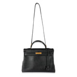Hermes Black Ardennes Kelly Retourne 35