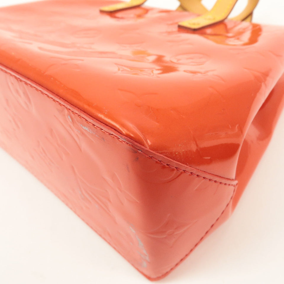 Louis Vuitton Monogram Vernis Lead PM Hand Bag M91088 Rouge