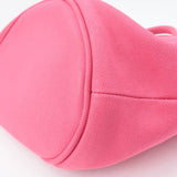 Prada Logo Canapa Canvas Leather Fabric 2Way Bag Pink 1BG163