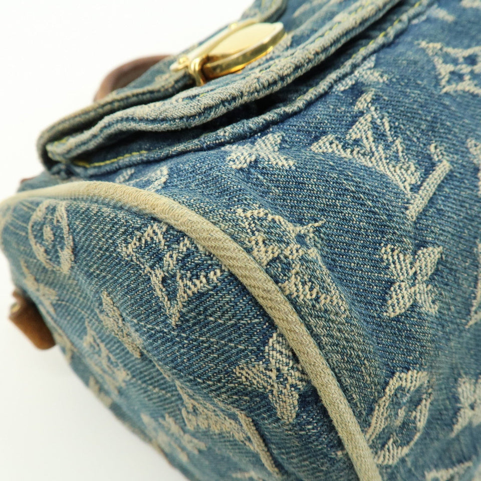 Louis Vuitton Monogram Denim Neo Speedy Boston Bag Blue M95019