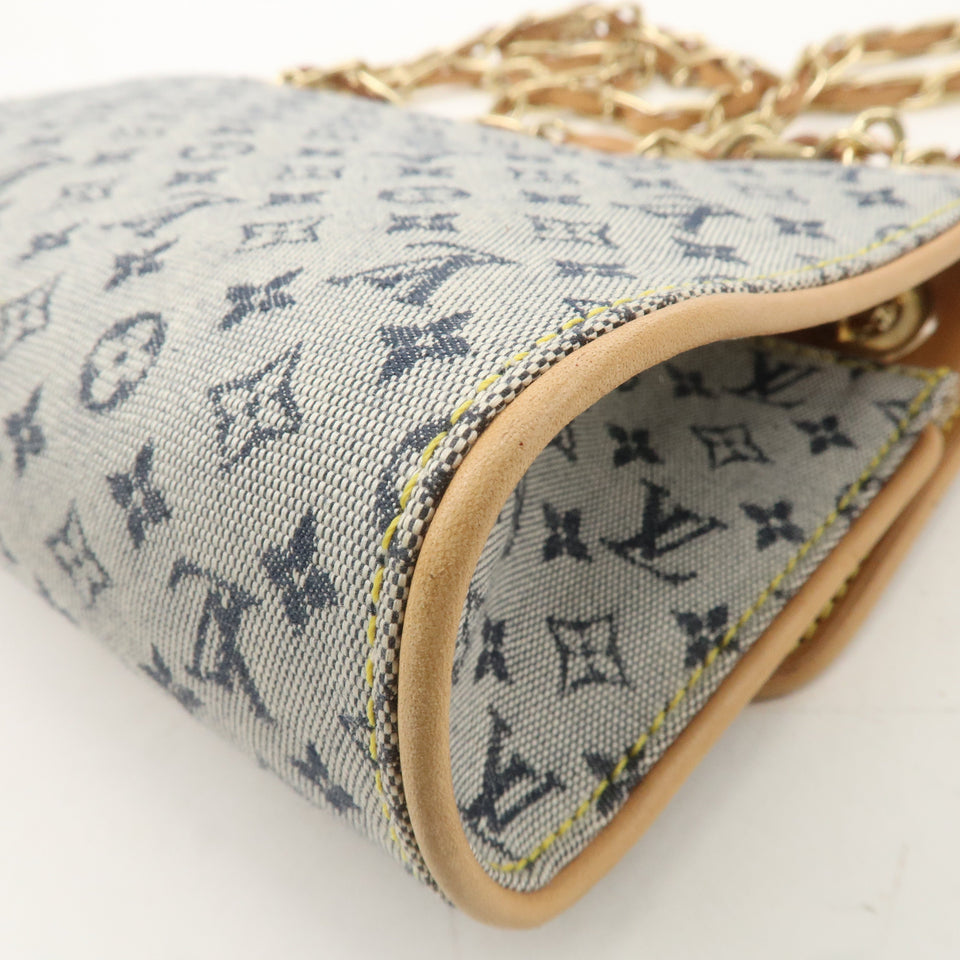 Louis Vuitton Monogram Mini Camille Shoulder Bag Blue M92002