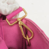 Prada Canapa Mini Canvas 2Way Bag Shoulder Bag Pink B2439G