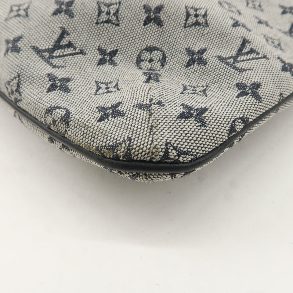 Louis Vuitton Monogram Mini Francoise Shoulder Bag Blue M92208