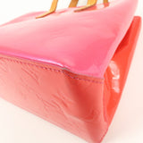 Louis Vuitton Monogram Vernis Lead PM Hand Bag Fuchsia Pink M91221