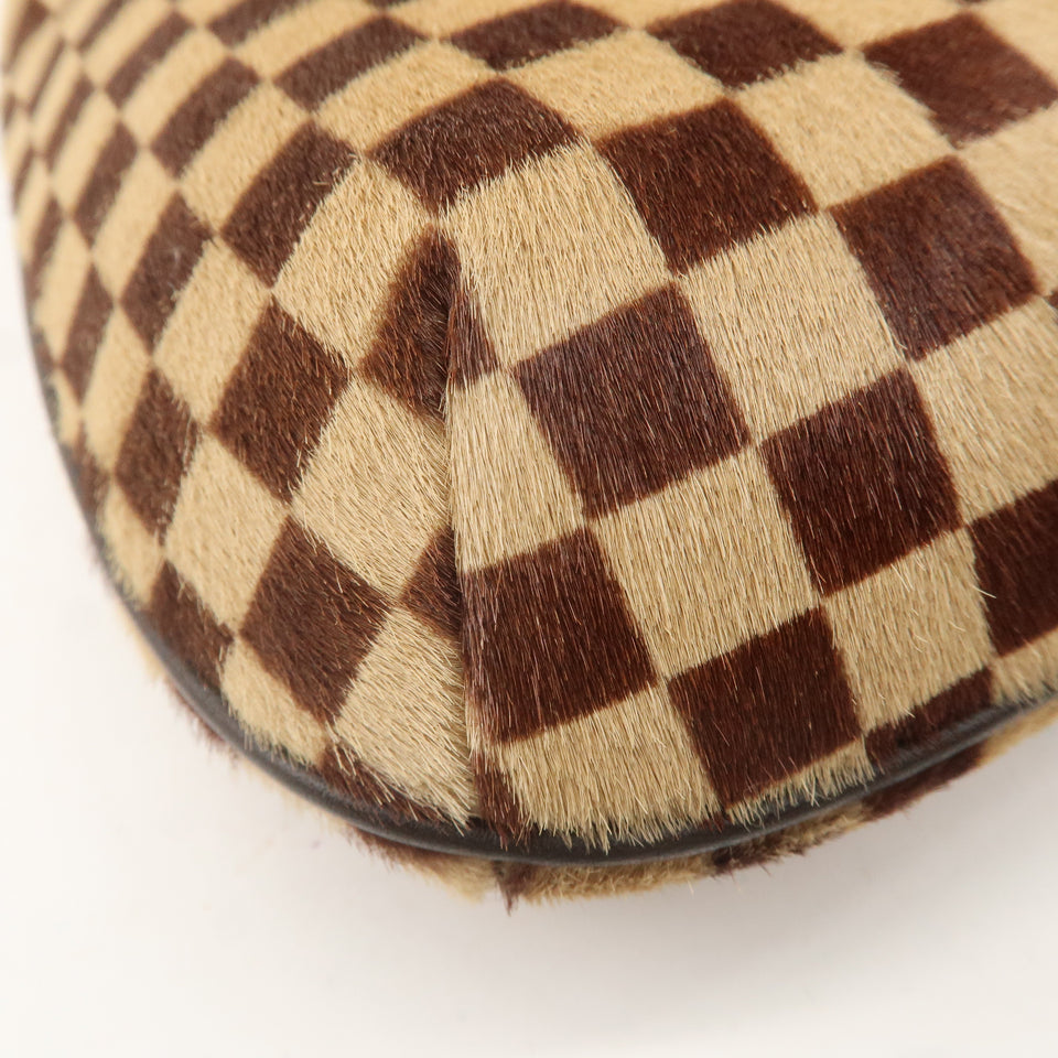 Louis Vuitton Damier Sauvage Tiger Hand Bag Brown M92132