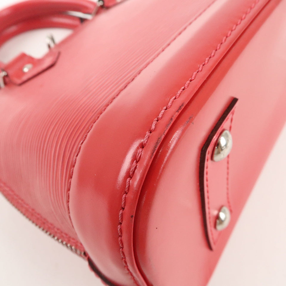 Louis Vuitton Epi Alma BB 2Way Hand Shoulder Bag Hot Pink M42048