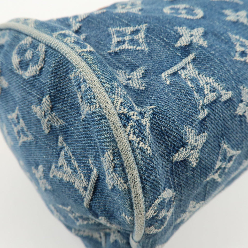 Louis Vuitton Monogram Denim Neo Speedy Boston Bag Blue M95019