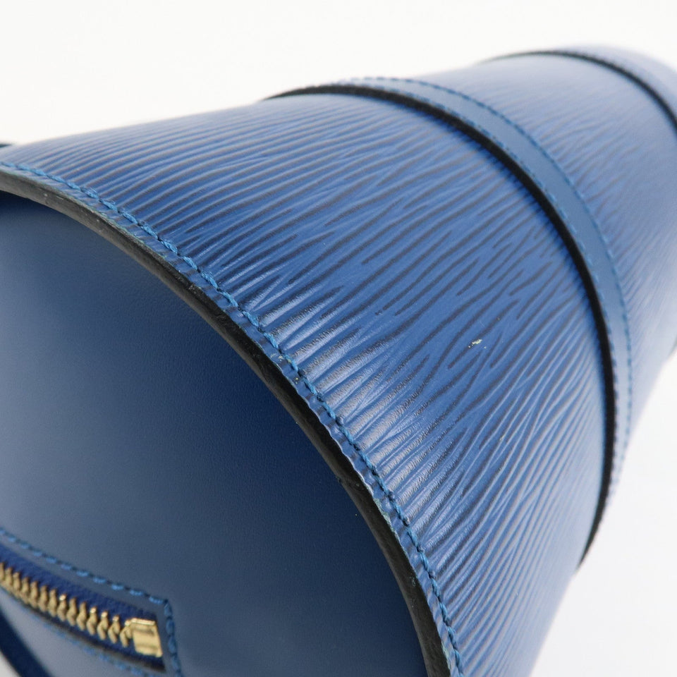 Louis Vuitton Epi Soufflot Shoulder Bag Hand Bag Blue M52225