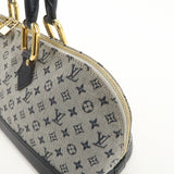 Louis Vuitton Monogram Mini Alma Long Hand Bag Blue M92205