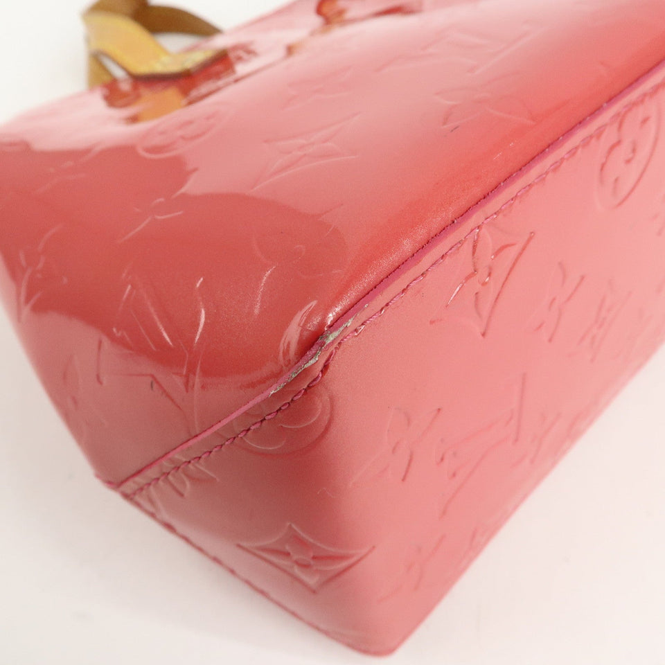 Louis Vuitton Monogram Vernis Lead PM Hand Bag Pink M91221