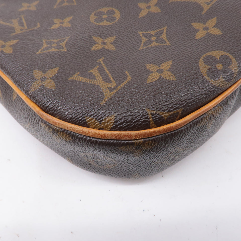 Louis Vuitton Monogram Odeon MM Shoulder Bag Brown M56389