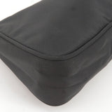 Prada Logo Nylon Pouch Hand Bag NERO Black MV633