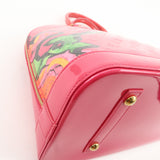 Louis Vuitton Monogram Vernis Alma MM Rose Hand Bag M93686